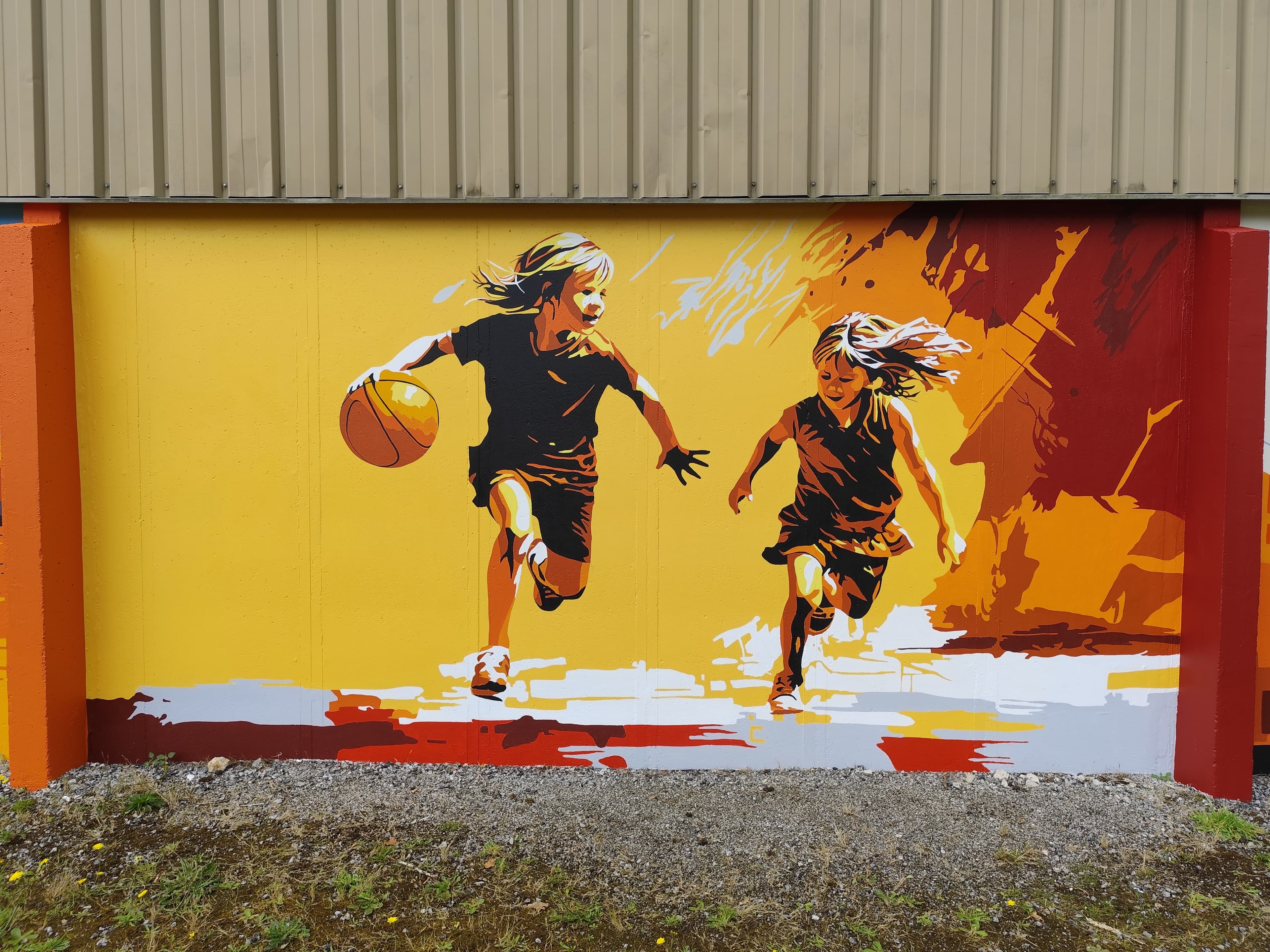 Exemple de fresque murale personnalisée par Hendricx Peinture