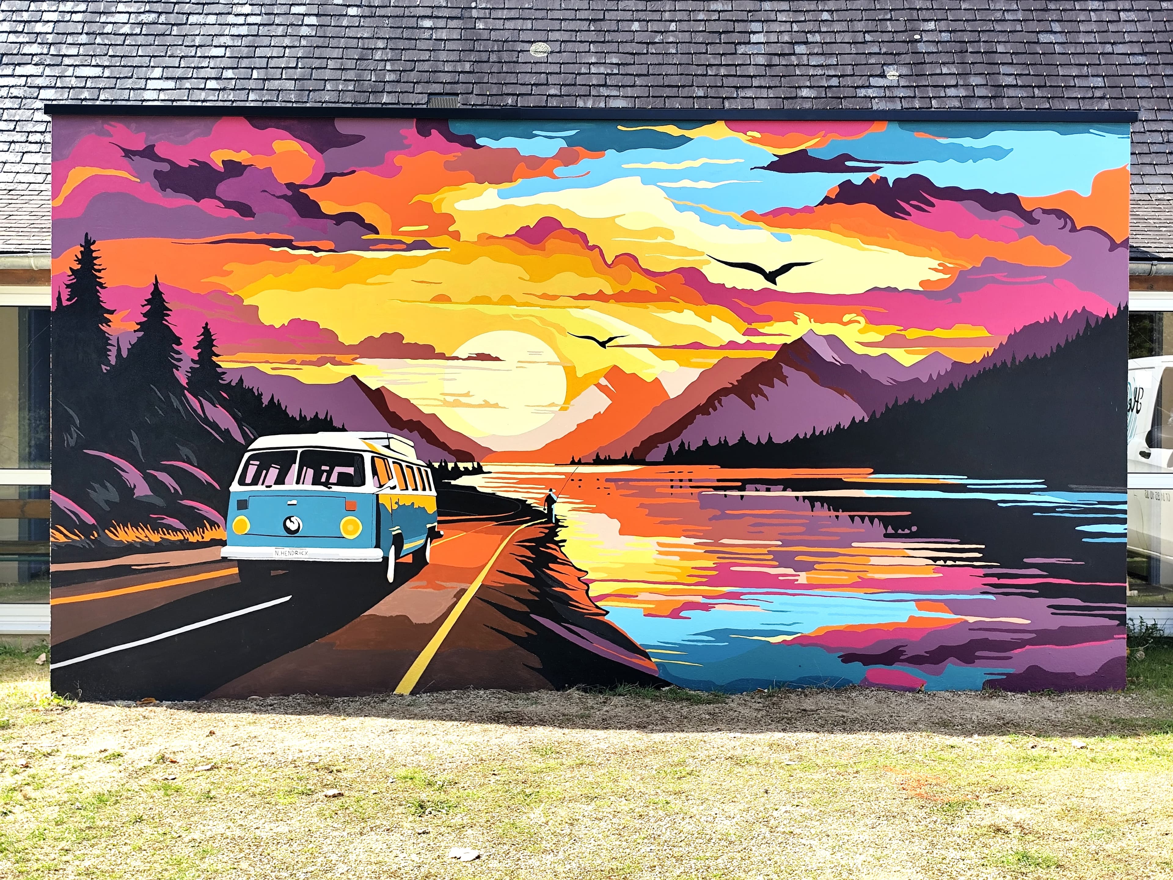 Exemple de fresque murale réalisée par Hendricx Peinture